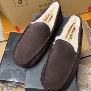 UGG Men's Ascot Chocolate Suede Loafers